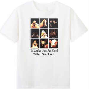 It Looks Just As Cool When You Do It Funny Animal Smoking Meme T-Shirt 172